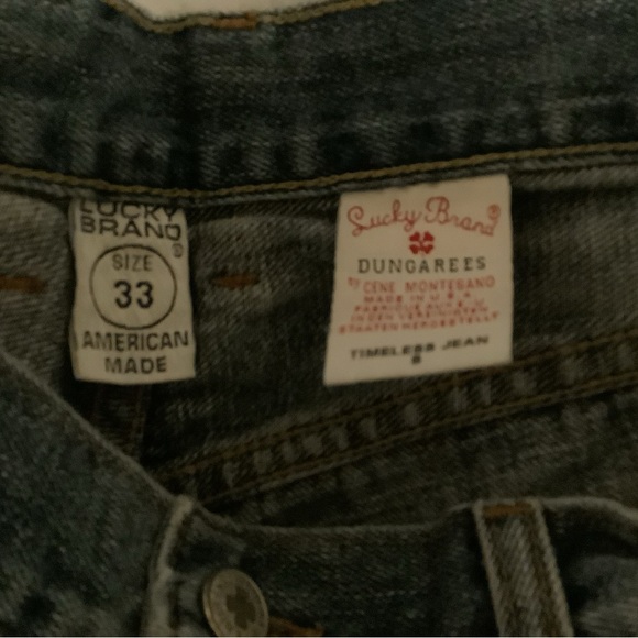Lucky Brand Vintage wide leg timeless jeans Women’s Size 33 or 16 short petite - Picture 3 of 4